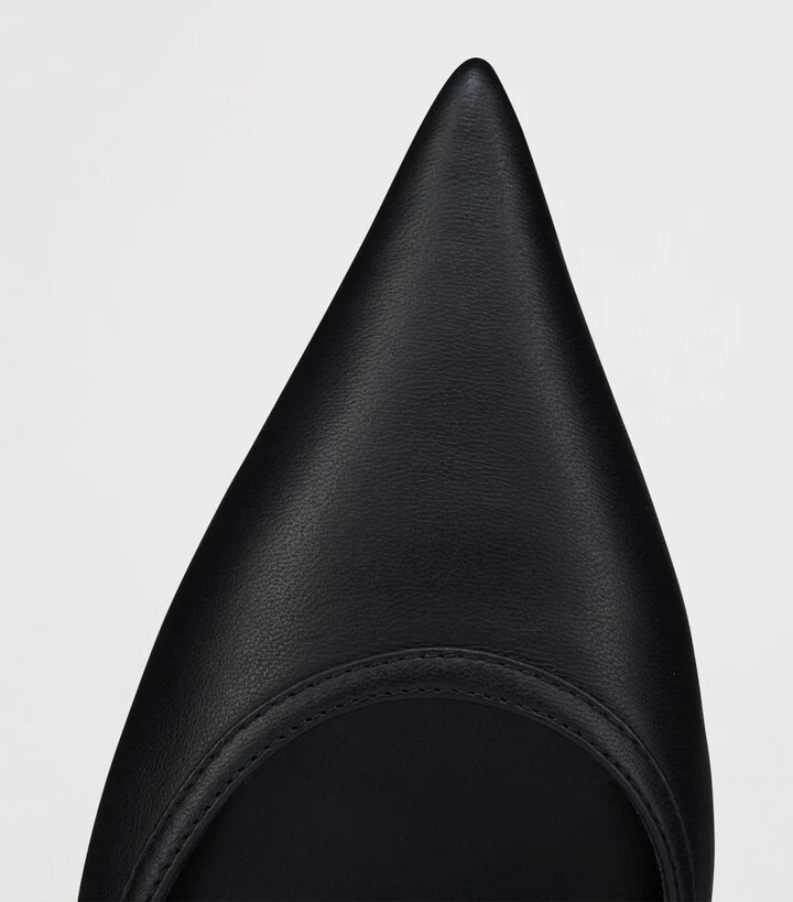 Christian Louboutin Miss Z Sling Nappa Leather Slingback Pumps 60 - Image 4