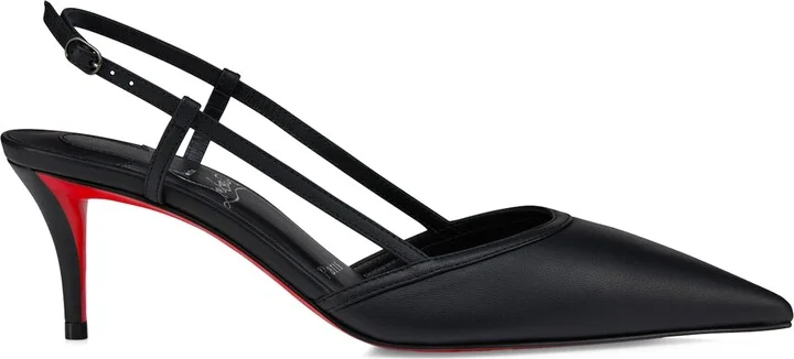 Christian Louboutin Miss Z Sling Nappa Leather Slingback Pumps 60