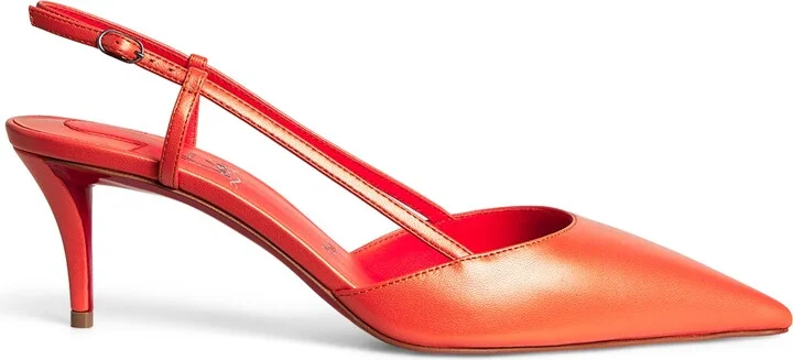Christian Louboutin Miss Z Sling Nappa Leather Slingback Pumps 60
