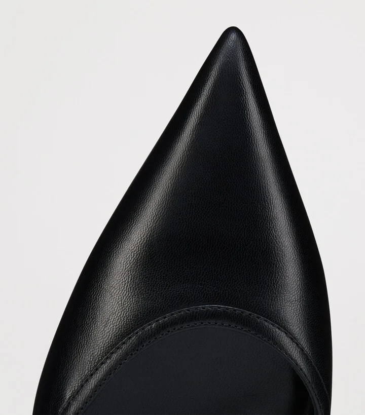 Christian Louboutin Miss Z Slingina Leather Pumps 25 - Image 3