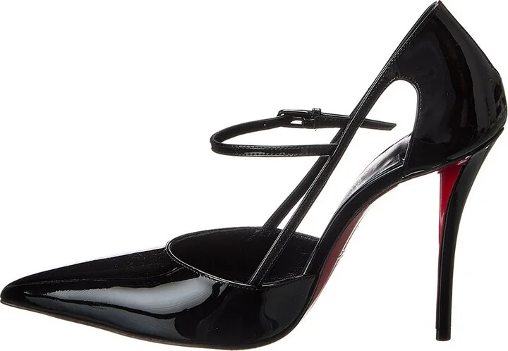 Christian Louboutin Miss Z Strap 100 Patent Pump - Image 2