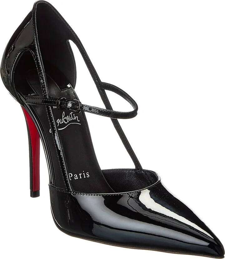 Christian Louboutin Miss Z Strap 100 Patent Pump