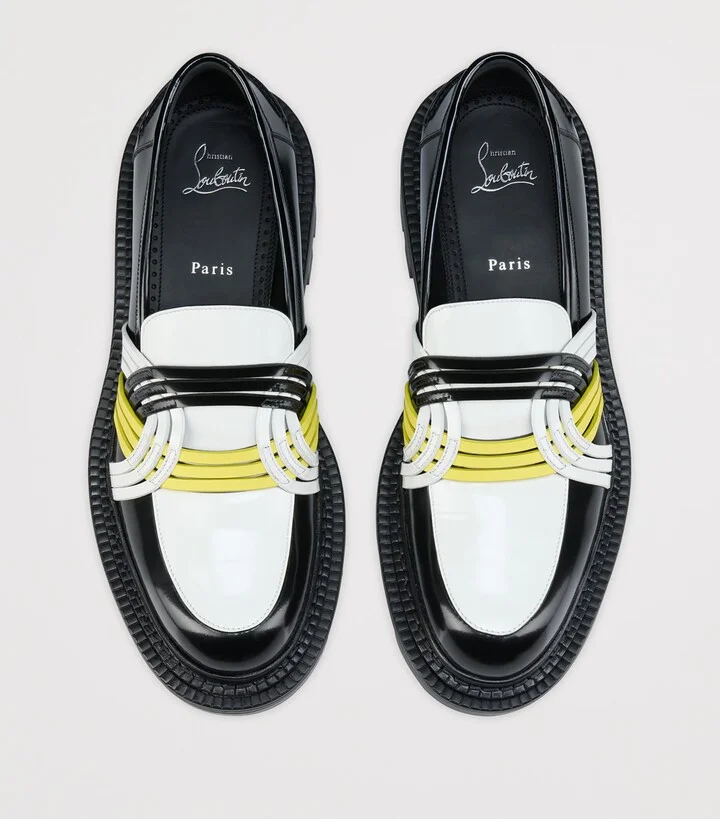 Christian Louboutin Moc College Leather Loafers - Image 3