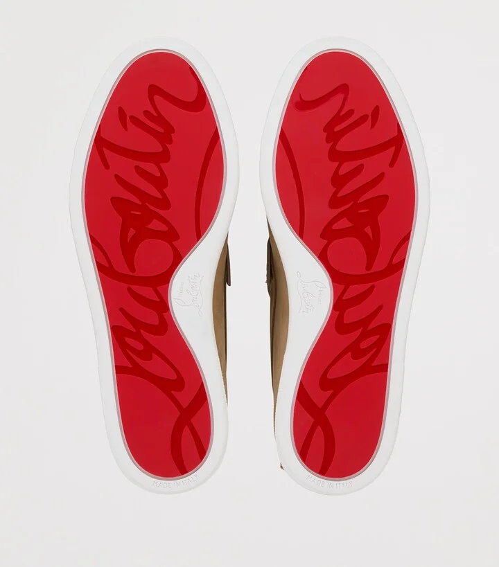 Christian Louboutin Moonboat Leather Boat Shoes - Image 4