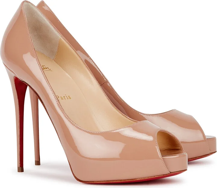 Christian Louboutin New Very Prive 120 Patent Leather Pumps - Image 2