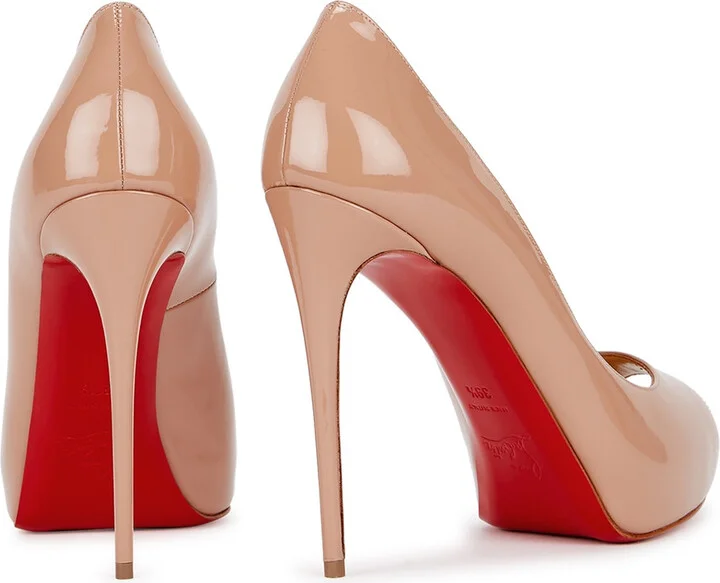 Christian Louboutin New Very Prive 120 Patent Leather Pumps - Image 3