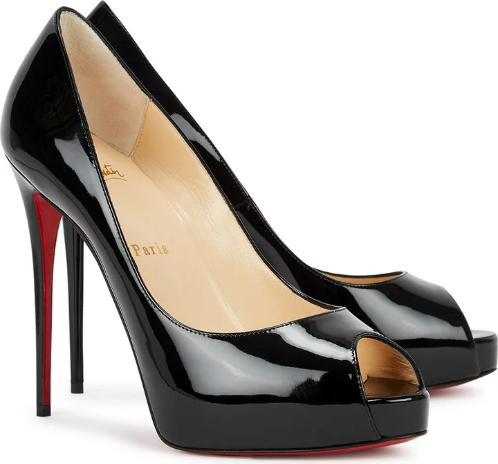 Christian Louboutin New Very Prive 120 Patent Leather Pumps - Image 6