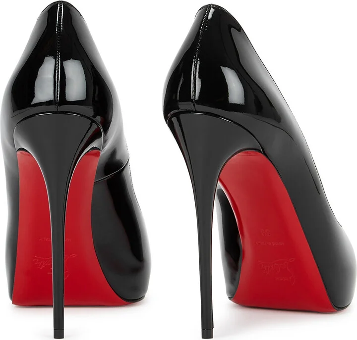 Christian Louboutin New Very Prive 120 Patent Leather Pumps - Image 7
