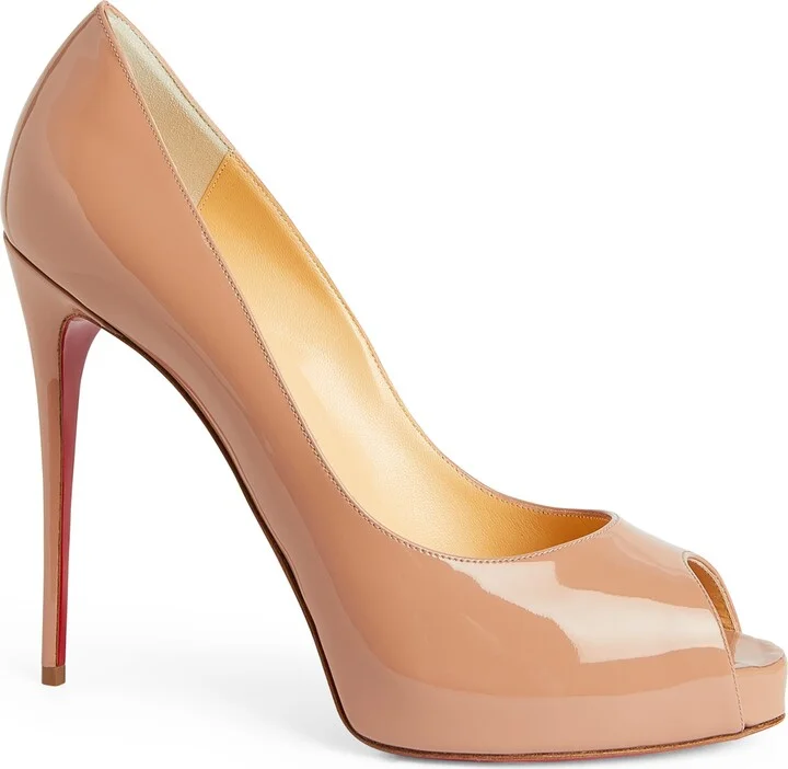Christian Louboutin New Very Prive Patent Leather Pumps 120