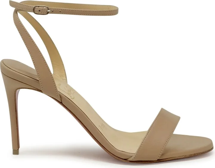 Christian Louboutin Nude Nappa Loubigirl 85 Sandals