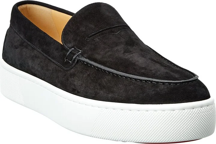 Christian Louboutin Paqueboat Suede Platform Sneaker