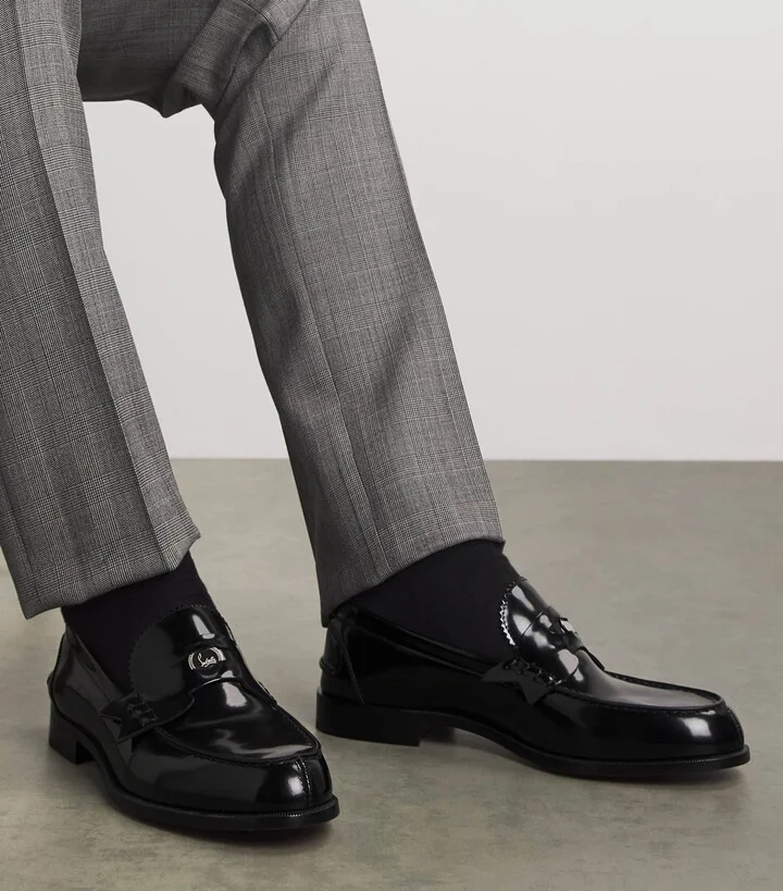 Christian Louboutin Penny Leather Loafers - Image 2