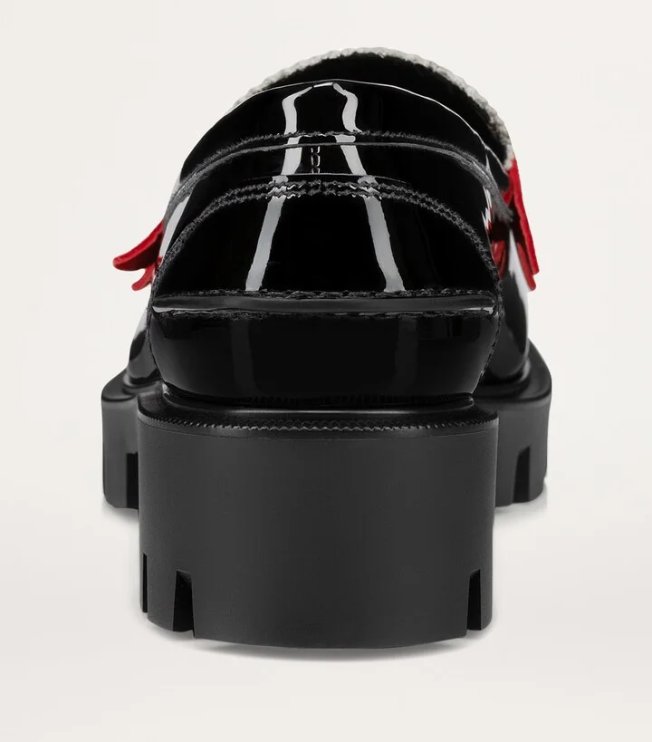Christian Louboutin Penny Lug Donna Leather Loafers - Image 4
