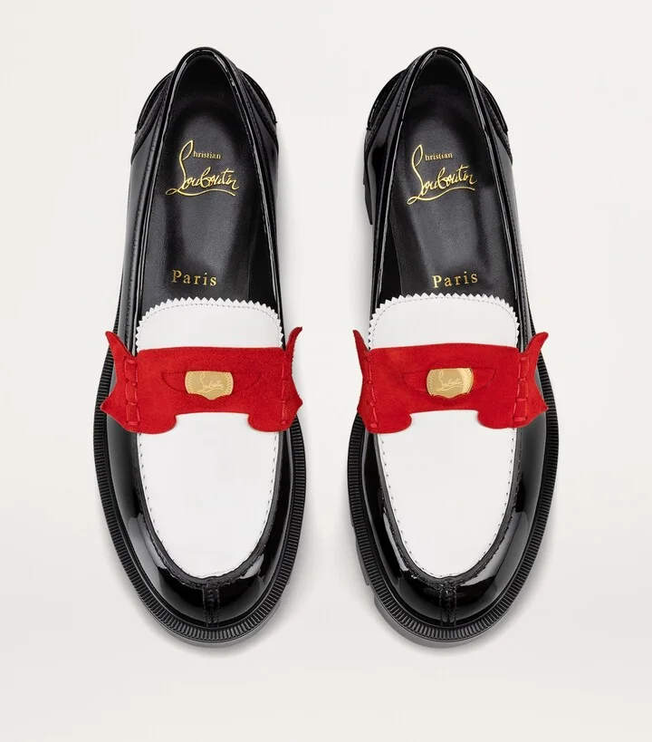 Christian Louboutin Penny Lug Donna Leather Loafers - Image 5