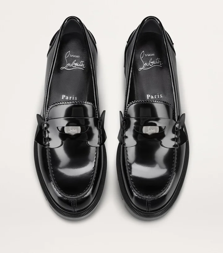Christian Louboutin Penny Lug Donna Leather Loafers - Image 5