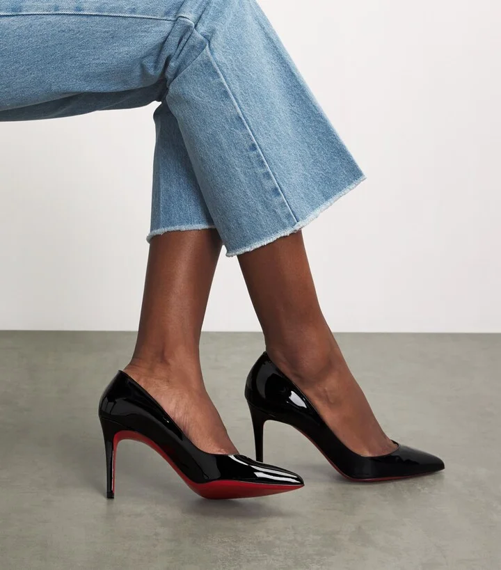 Christian Louboutin Pigalle Patent Pumps 85 - Image 2
