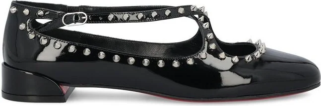 Christian Louboutin Pilouta Jane Spikes Ballerinas