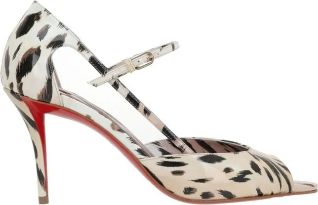 Christian Louboutin Pointed Open Toe Pumps