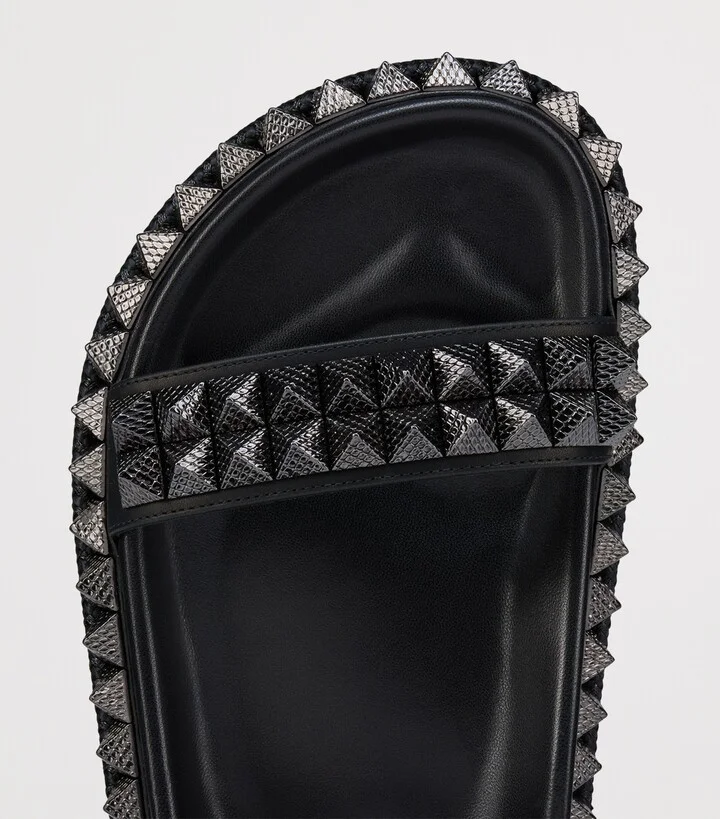 Christian Louboutin Pyrabizz Calf Leather Sandals - Image 3