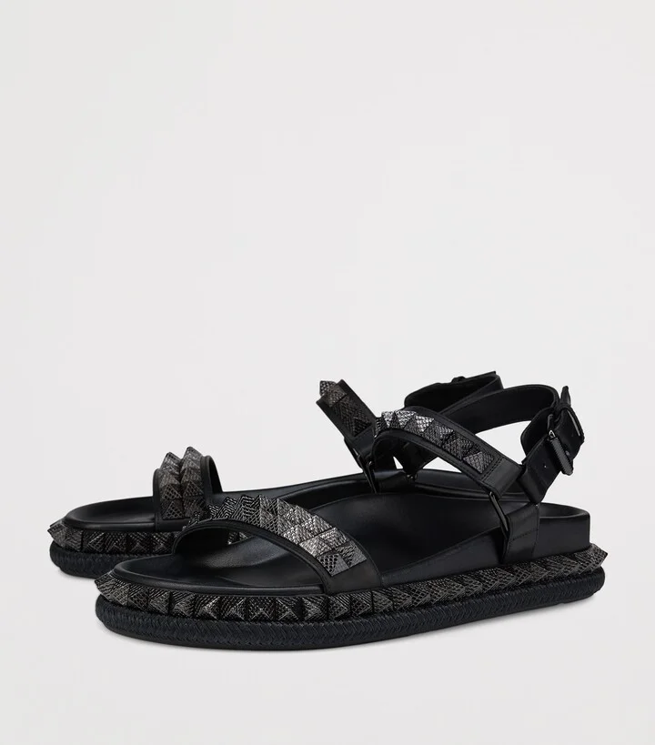 Christian Louboutin Pyrabizz Calf Leather Sandals - Image 6