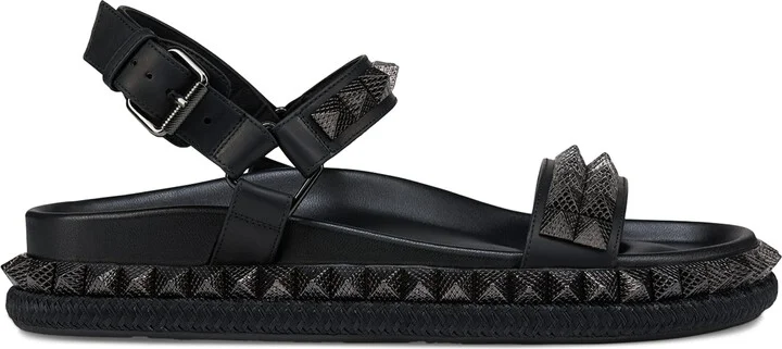 Christian Louboutin Pyrabizz Calf Leather Sandals