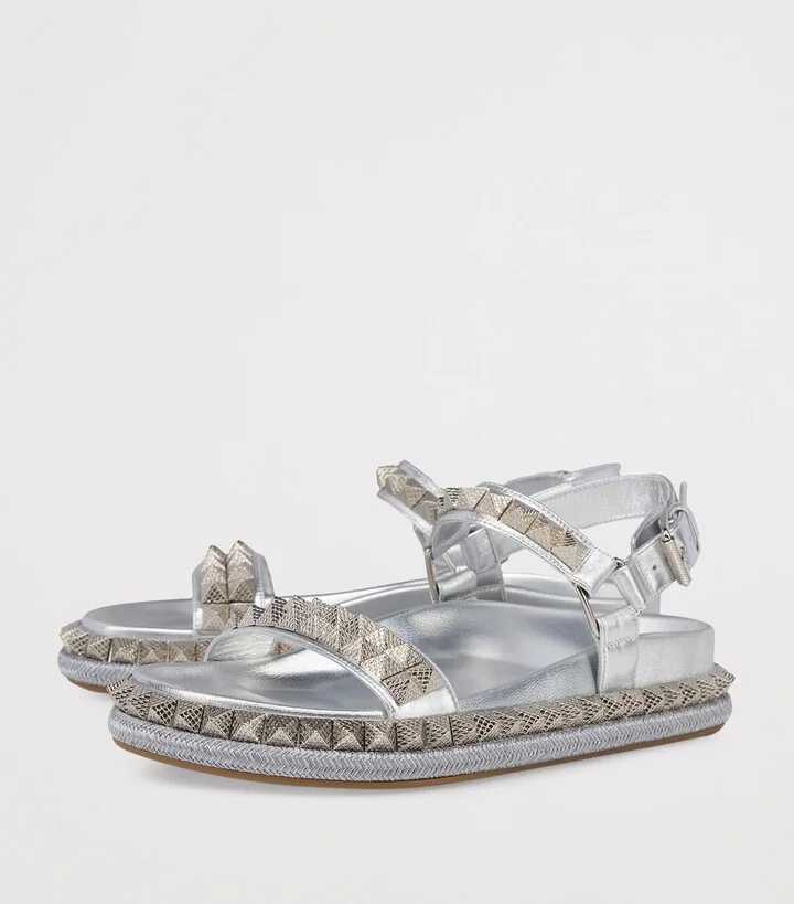 Christian Louboutin Pyrabizz Lambskin Sandals - Image 2