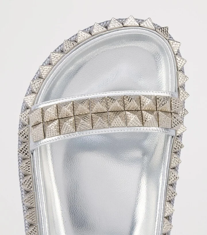 Christian Louboutin Pyrabizz Lambskin Sandals - Image 3