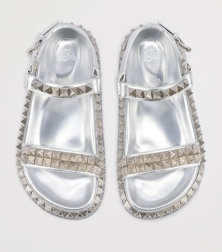 Christian Louboutin Pyrabizz Lambskin Sandals - Image 4