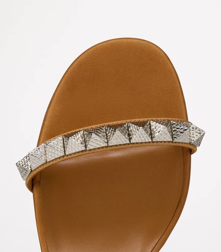 Christian Louboutin Pyraclou Embellished Heeled Sandals 30 - Image 3