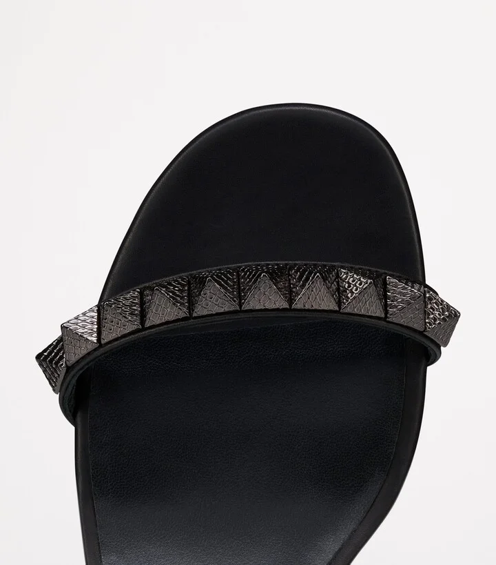 Christian Louboutin Pyraclou Embellished Heeled Sandals 30 - Image 3