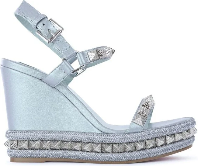 Christian Louboutin Pyraclou Stud Detailed Espadrilles