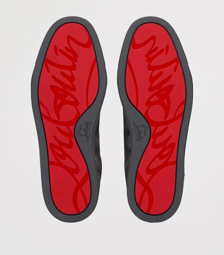 Christian Louboutin Rantulow Orlato Velour Sneakers - Image 5