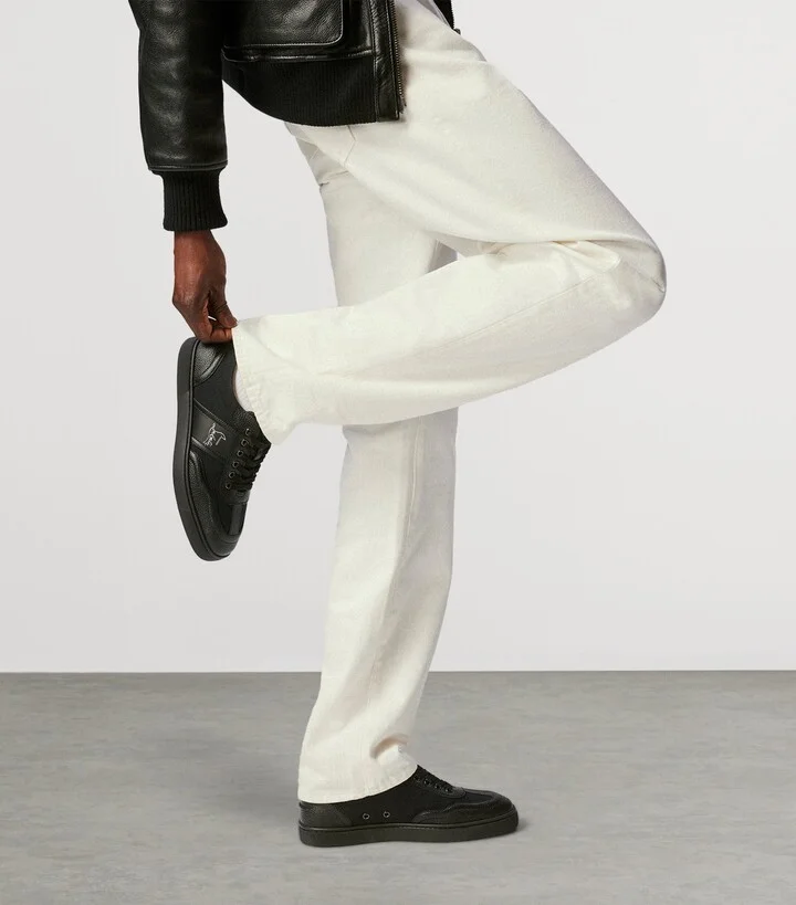 Christian Louboutin Retero Leather Sneakers - Image 2