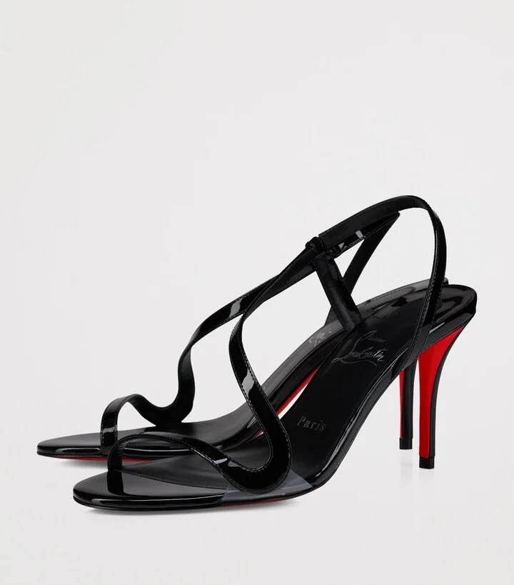 Christian Louboutin Rosa Z Patent Leather Heeled Sandals 80 - Image 3