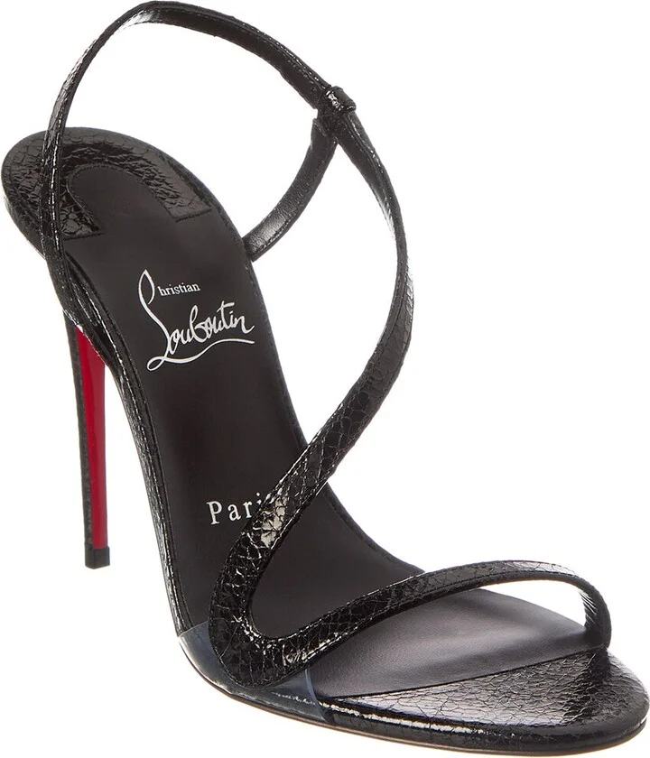 Christian Louboutin Rosalie 100 Leather Sandal