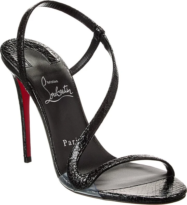 Christian Louboutin Rosalie 100 Leather Sandal