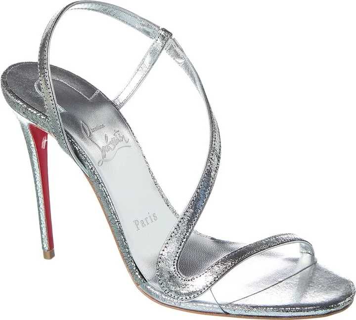 Christian Louboutin Rosalie 100 Leather Sandal