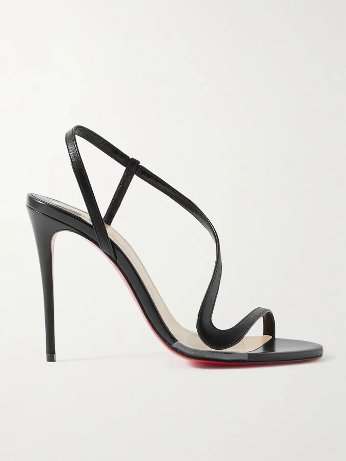Christian Louboutin - Rosalie 100 Leather Sandals - Black