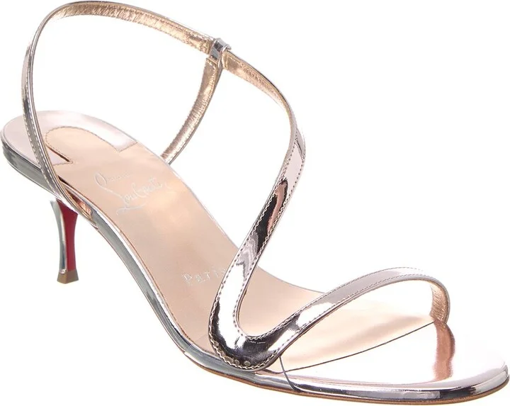 Christian Louboutin Rosalie 55 Leather Slingback Sandal