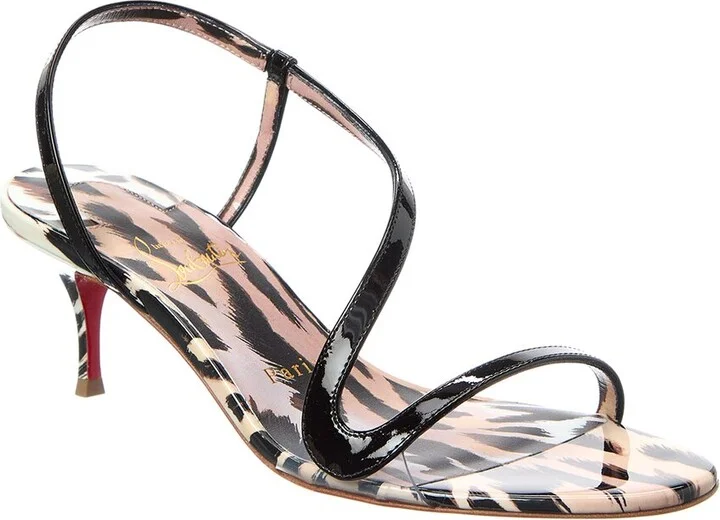 Christian Louboutin Rosalie 55 Patent Slingback Sandal