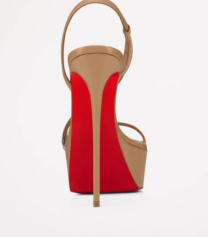Christian Louboutin Rosalie Alta Leather Sandals 150 - Image 3