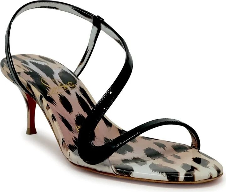 Christian Louboutin Rose Patent Rosalie 55 Sandals - Image 2