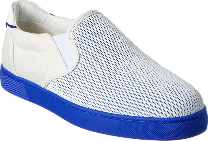 Christian Louboutin Sailor Boat Orlato Canvas & Leather Slip-On Sneaker