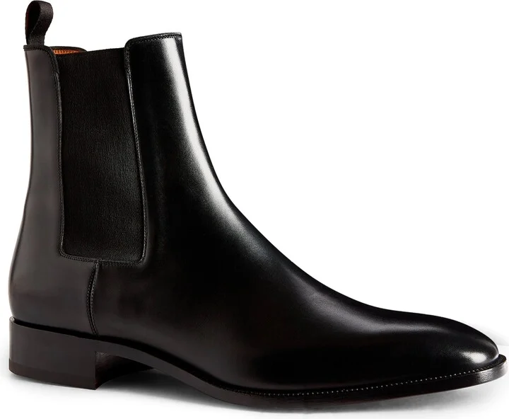 Christian Louboutin Samson Leather Chelsea Boots - Image 3