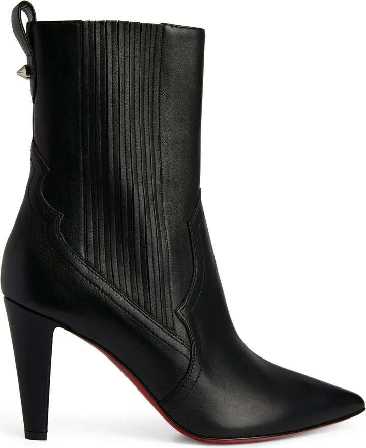 Christian Louboutin Santigag Leather Ankle Boots 85