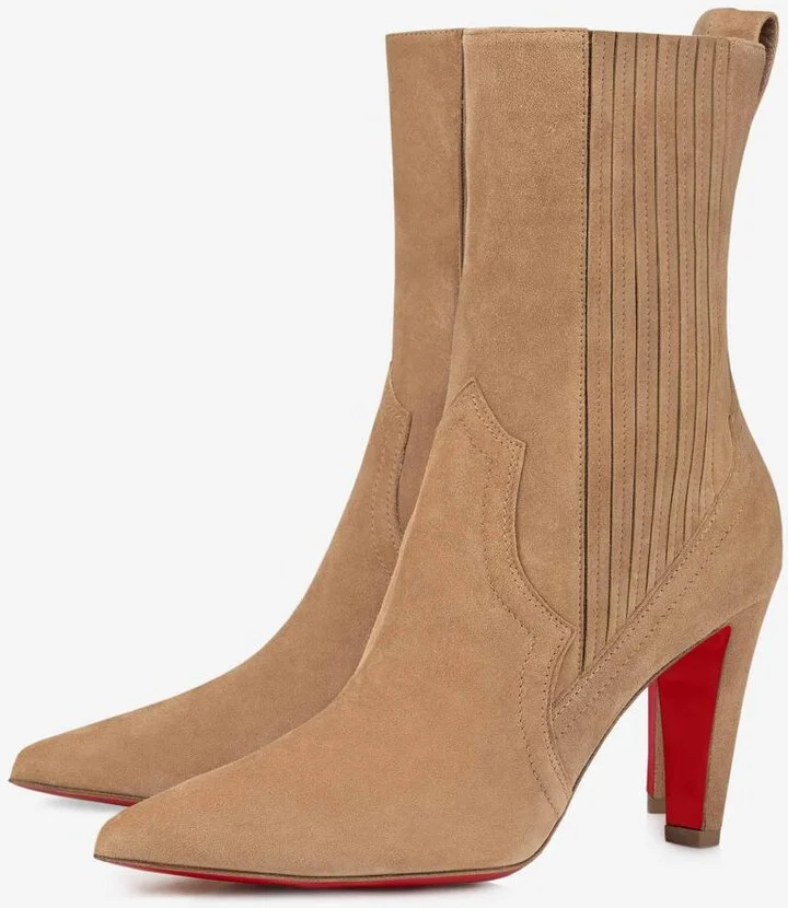 Christian Louboutin Santigag Leather Boots - Image 3
