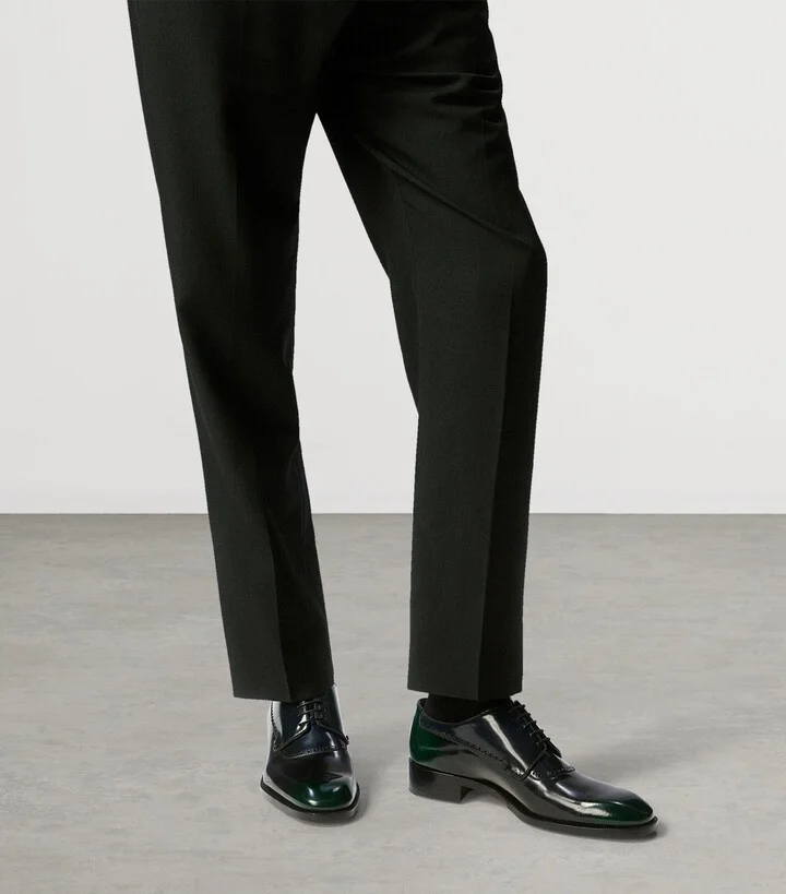 Christian Louboutin Sartoby Patent Leather Derby Shoes - Image 2