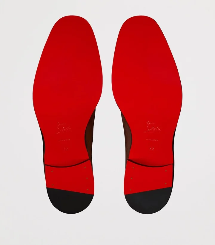 Christian Louboutin Sartok Leather Monk Shoes - Image 4