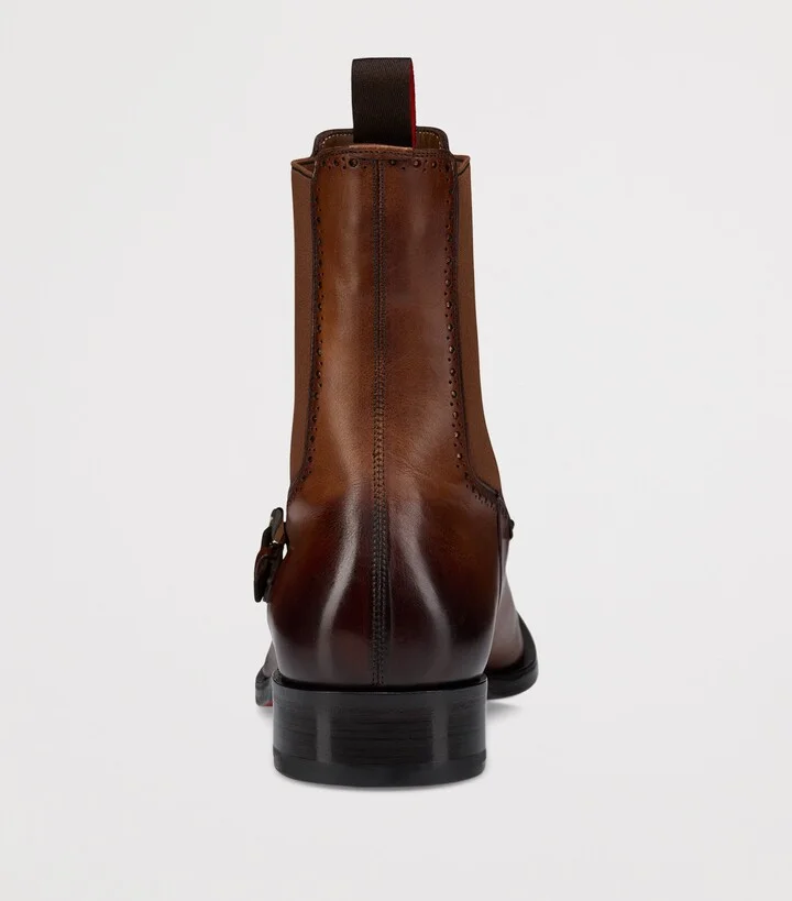 Christian Louboutin Sartosea Leather Chelsea Boots - Image 3