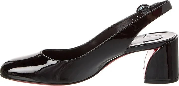 Christian Louboutin So Jane 55 Slingback Patent Pump - Image 2